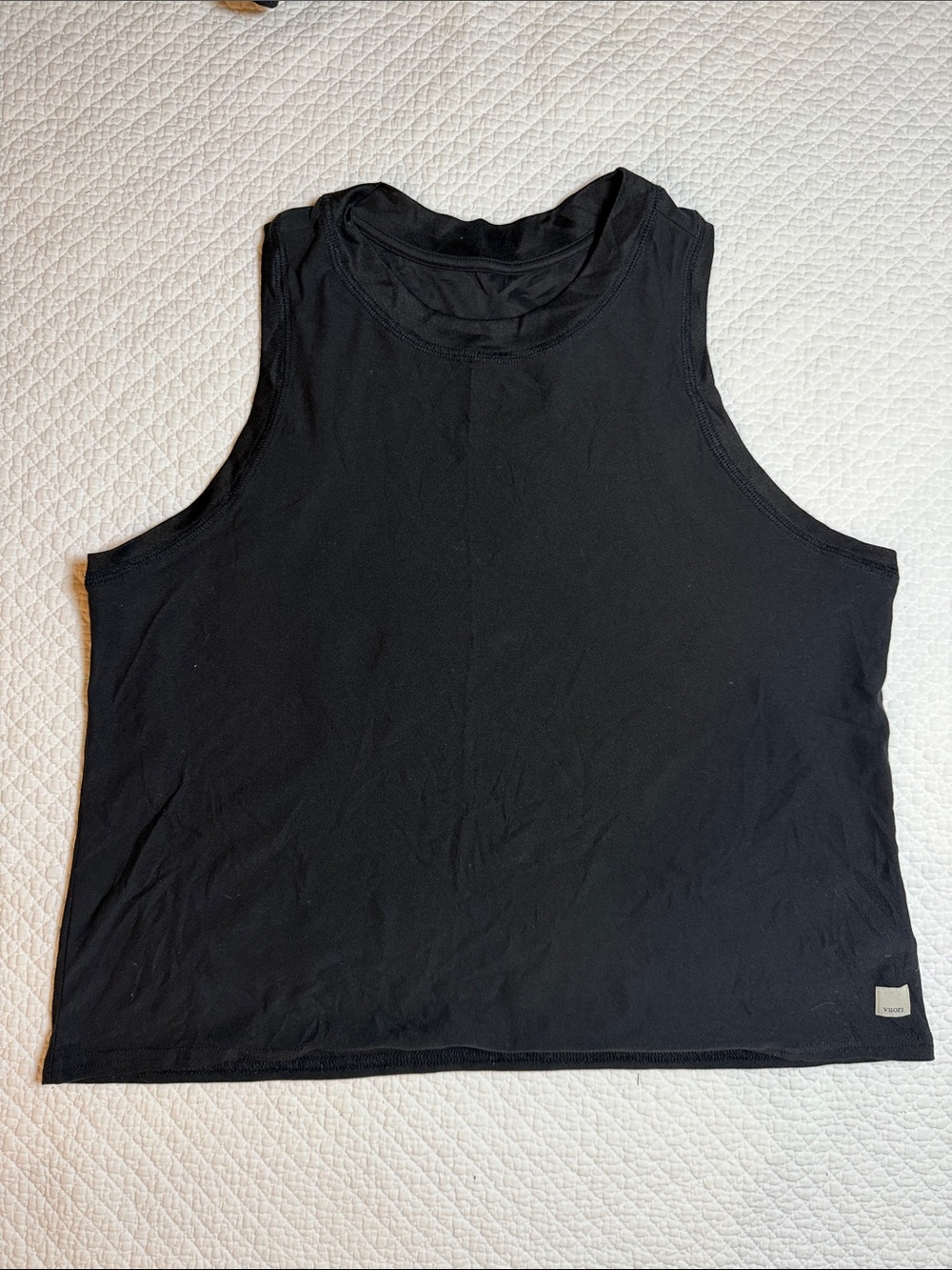 Vuori Energy Tank Women's Black Sleeveless Tank Top Size Medium